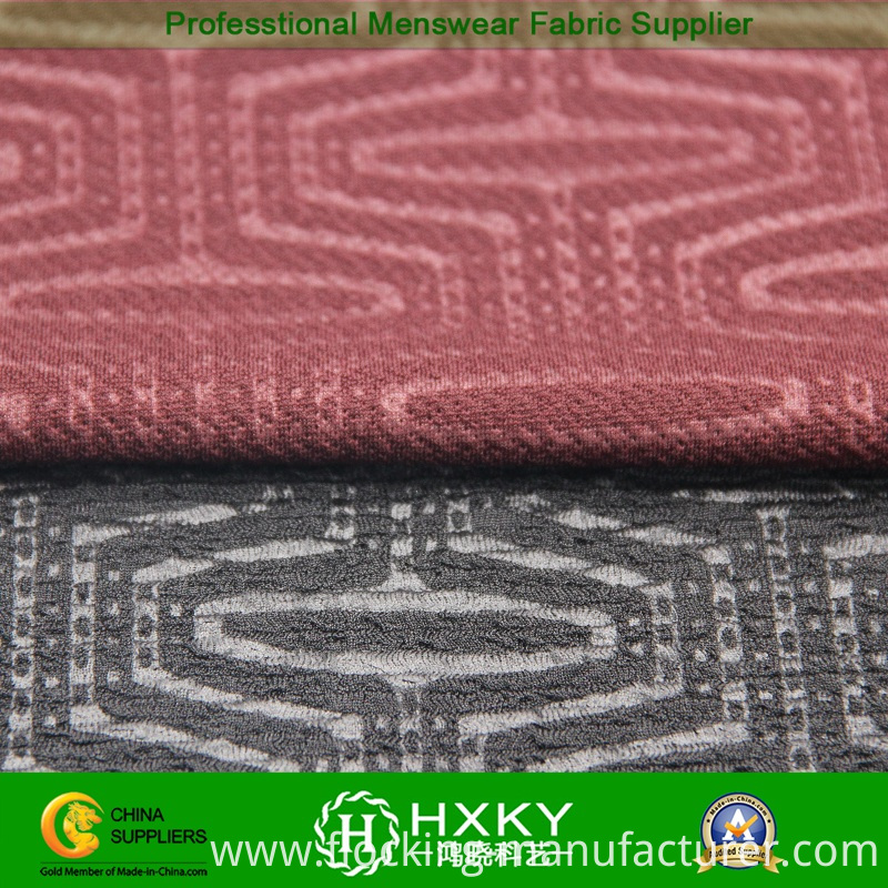 Knitting Yarn Dyed Polyesterspandex Fabric for Casual Jacket